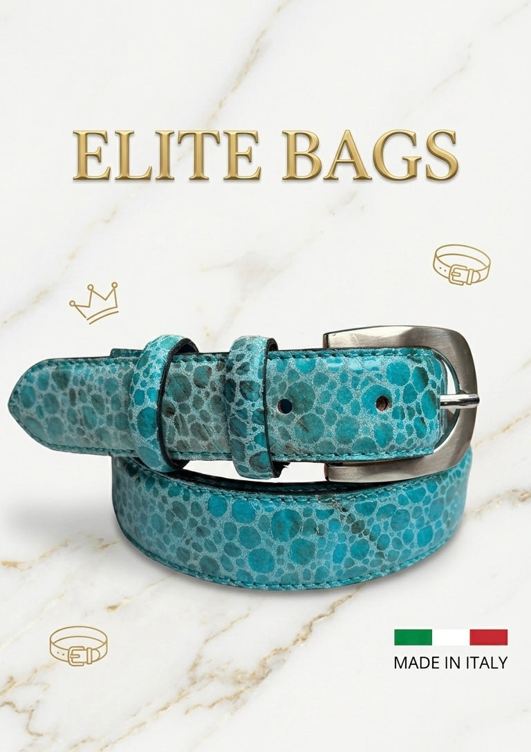 💎 Cintura Turchese Made in Italy – Stile Esclusivo e Design Raffinato