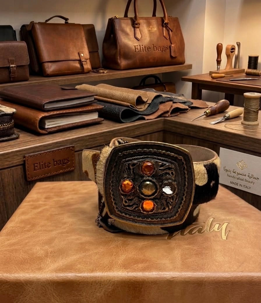 🤠 Cintura Artigianale Premium Made in Italy – Stile Western di Lusso