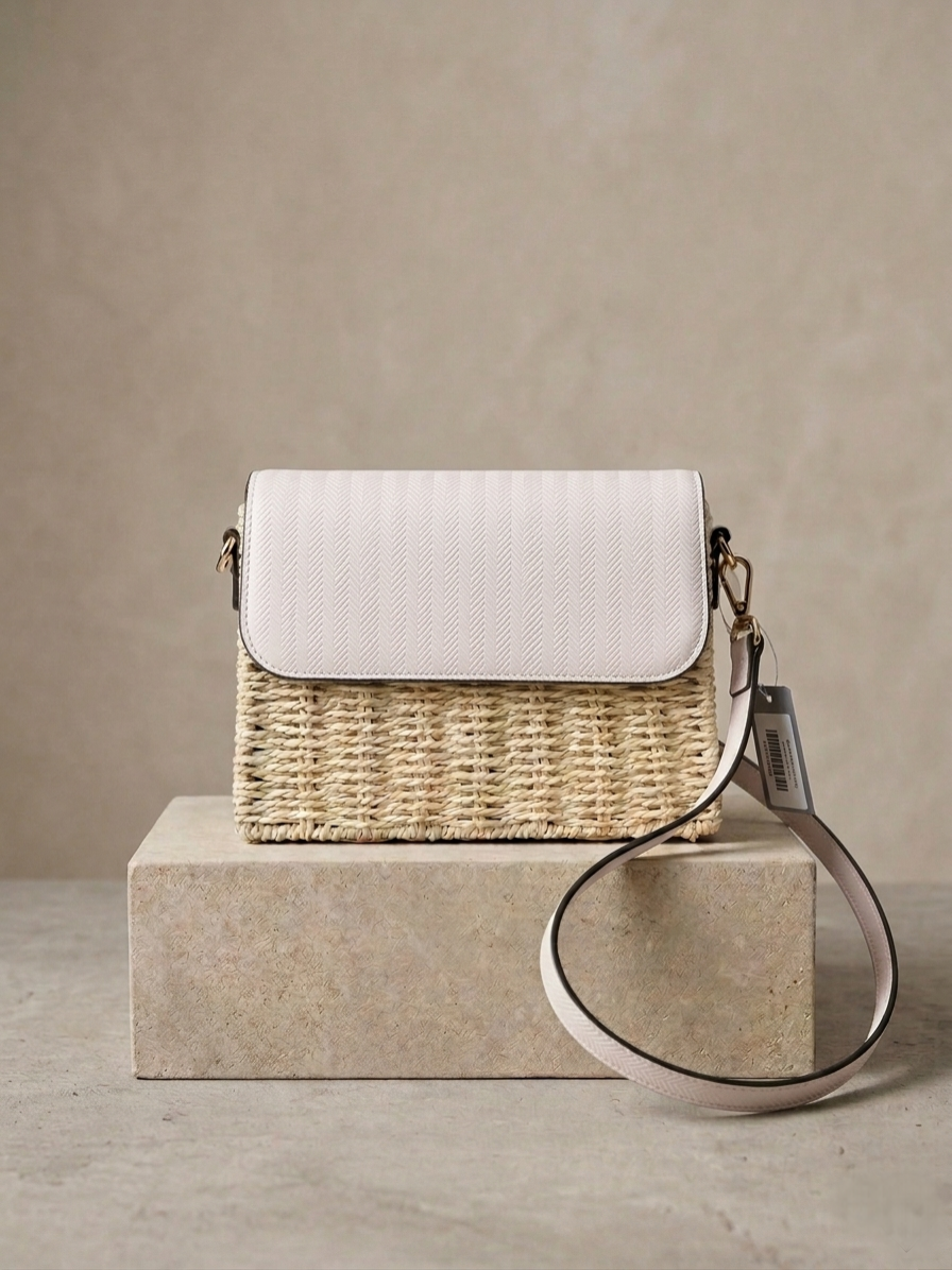 👜 Borsa Artigianale Multicolor con Tracolla Inclusa – Stile Elegante e Casual