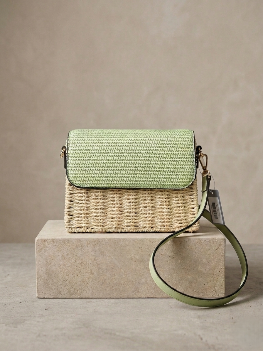 👜 Borsa Artigianale Multicolor con Tracolla Inclusa – Stile Elegante e Casual