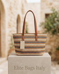 👜 Borsa Artigianale Multicolor con Tracolla Inclusa – Stile Elegante e Casual