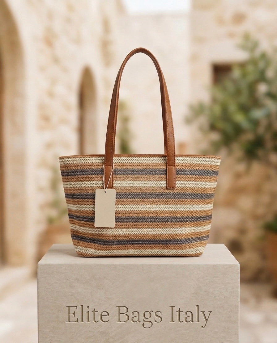 👜 Borsa Artigianale Multicolor con Tracolla Inclusa – Stile Elegante e Casual