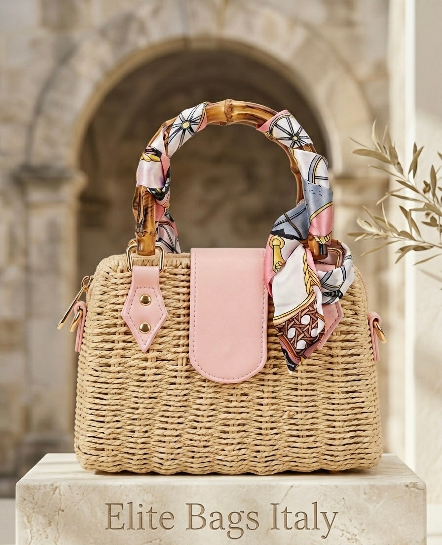 👜 Borsa Artigianale Multicolor con Tracolla Inclusa – Stile Elegante e Casual